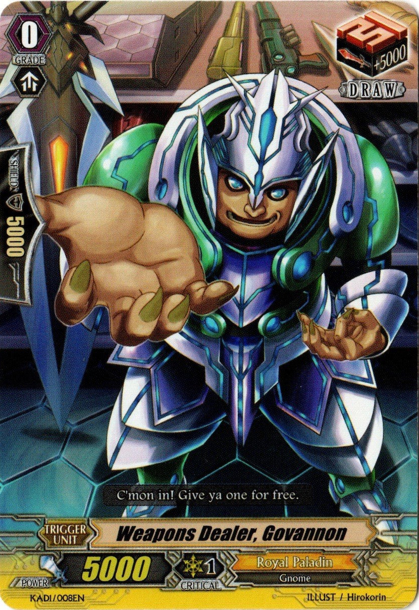 Image of Weapons Dealer, Govannon (KAD1/008EN) [Kero Kero Ace Pack]