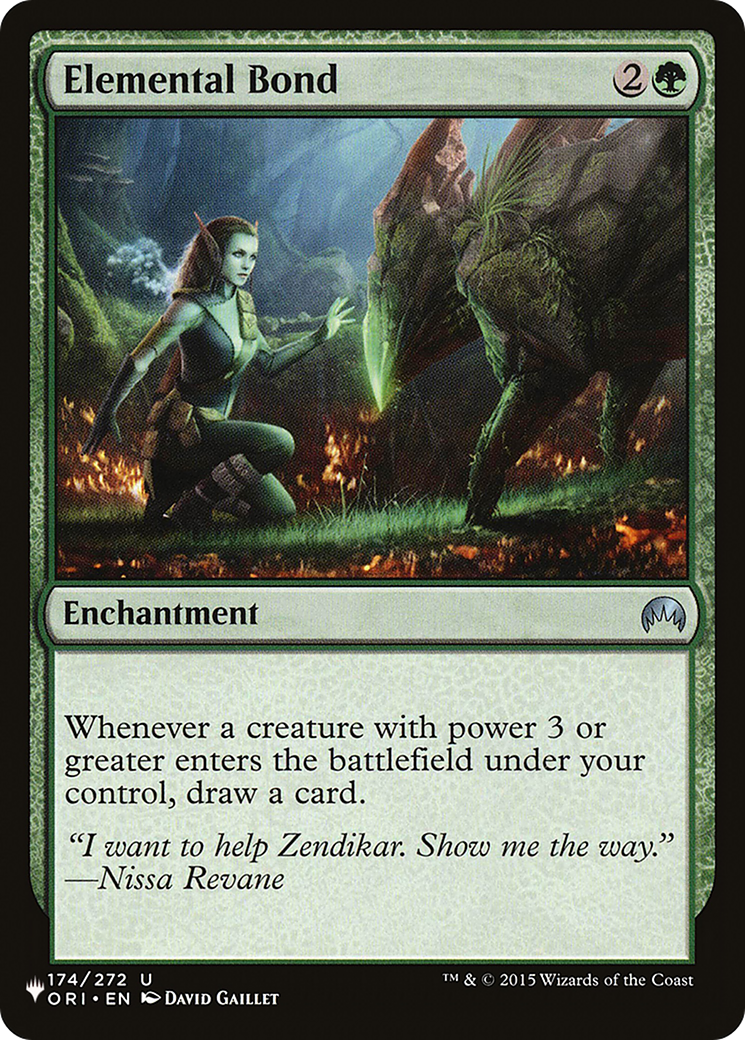 Image of Elemental Bond [The List]