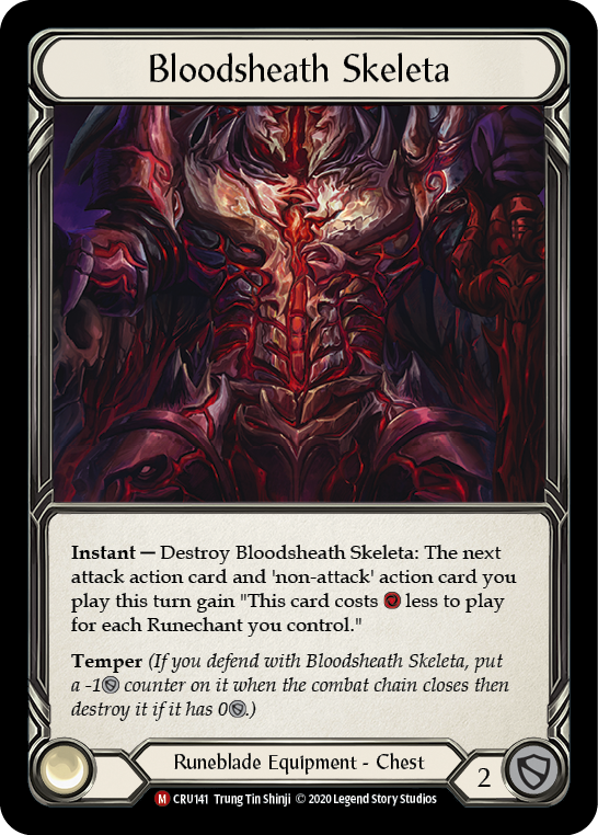 Image of Bloodsheath Skeleta [CRU141] (Crucible of War)  1st Edition Normal
