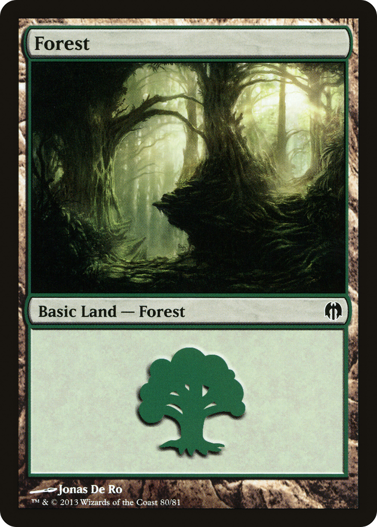 Image of Forest (80) [Duel Decks: Heroes vs. Monsters]