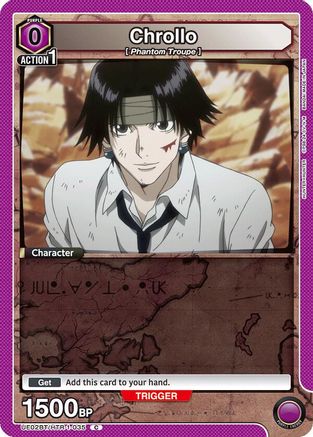 Image of Chrollo (035) (UE02BT/HTR-1-035) - UE02BT HUNTER X HUNTER