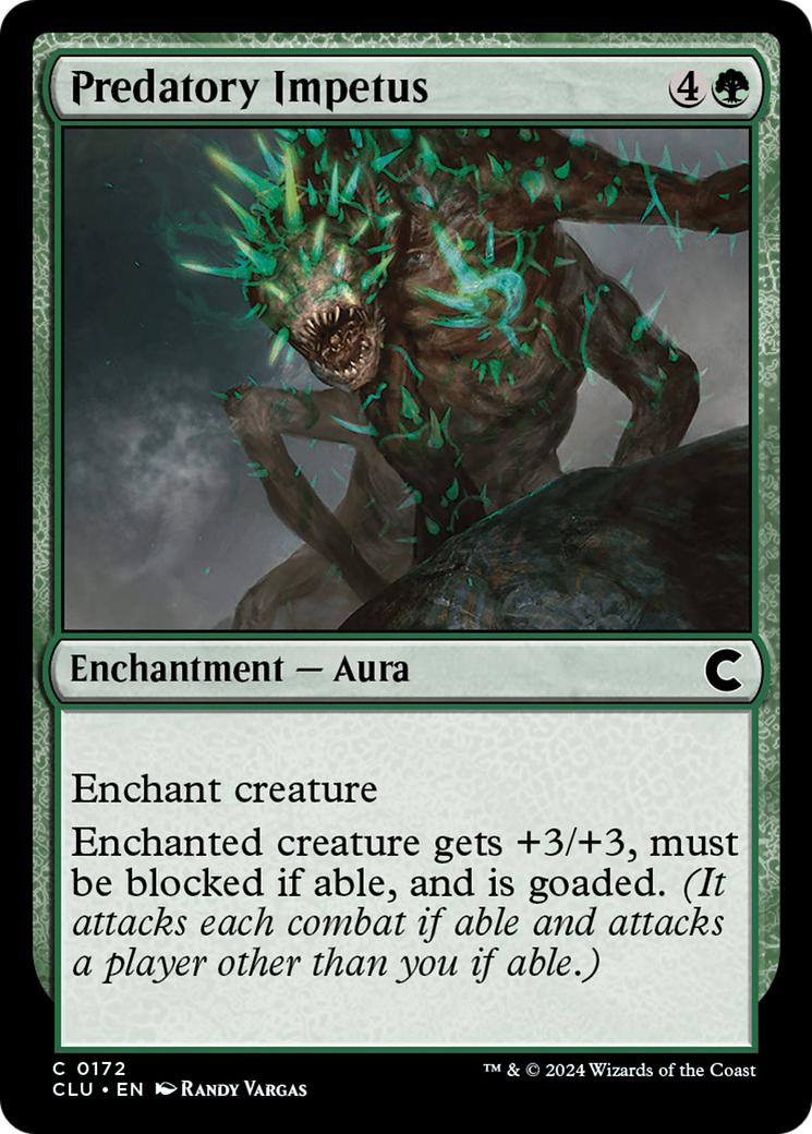 Image of Predatory Impetus [Ravnica: Clue Edition]