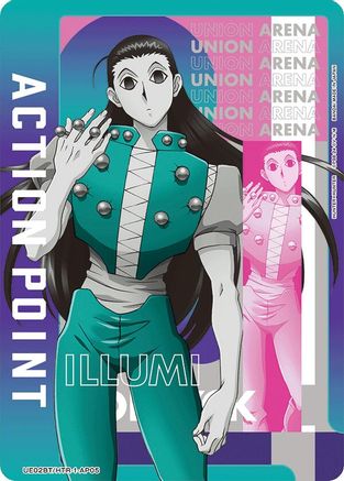 Image of Action Point Card (AP05) (Illumi) (UE02BT/HTR-1-AP05) - UE02BT HUNTER X HUNTER Foil