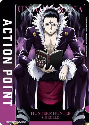 Image of Action Point Card (AP06) (Chrollo) (UE02BT/HTR-1-AP06) - UE02BT HUNTER X HUNTER Foil