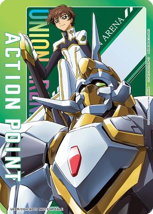 Image of Action Point Card (AP01) (Code Geass) (UEPR/CGH-AP01) - Union Arena Promotion Cards Foil
