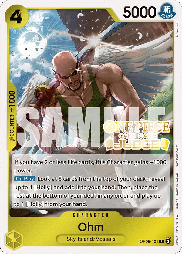 Image of Ohm (Judge Pack Vol. 4) [One Piece Promotion Cards]