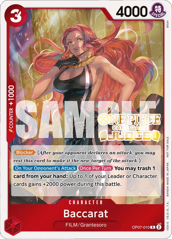 Image of Baccarat (Judge Pack Vol. 4) [One Piece Promotion Cards]