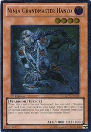Image of Ninja Grandmaster Hanzo [ORCS-EN029] Ultimate Rare