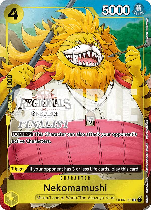 Image of Nekomamushi (Offline Regional 2024 Vol. 3) [Finalist] [One Piece Promotion Cards]