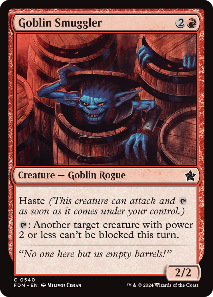 Image of Goblin Smuggler [Foundations]