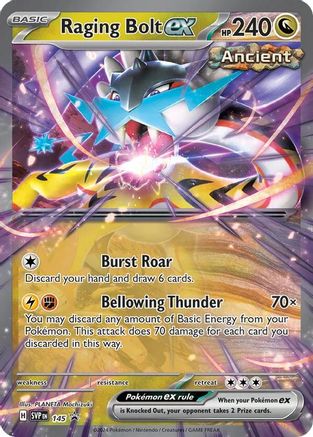Image of Raging Bolt ex (145) [Scarlet & Violet: Black Star Promos]