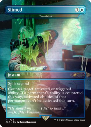 Image of Slimed - Trickbind (Rainbow Foil) [Secret Lair Drop Series]