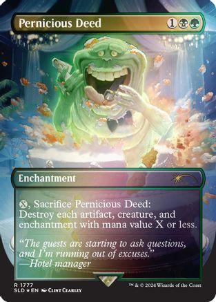 Image of Pernicious Deed (Rainbow Foil) [Secret Lair Drop Series]