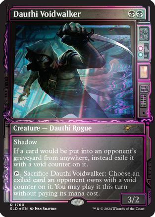Image of Dauthi Voidwalker (Rainbow Foil) [Secret Lair Drop Series]