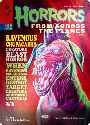 Image of Ravenous Chupacabra (1764) (Rainbow Foil) [Secret Lair Drop Series]