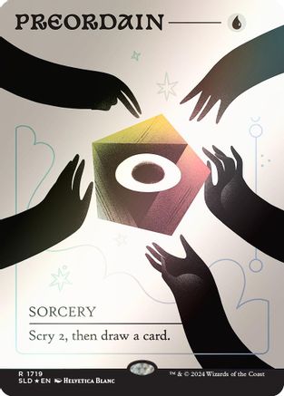 Image of Preordain (1719) (Rainbow Foil) [Secret Lair Drop Series]