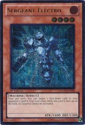 Image of Sergeant Electro [PHSW-EN090] Ultimate Rare