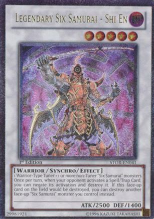 Image of Legendary Six Samurai - Shi En [STOR-EN041] Ultimate Rare