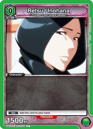 Image of Retsu Unohana (071) (Box Topper Foil) (UE01BT/BLC-1-071) - UE01BT BLEACH ThousandYear Blood War Foil