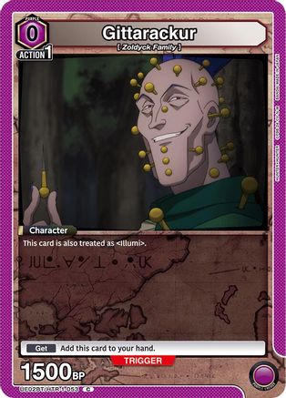 Image of Gittarackur (Box Topper Foil) (UE02BT/HTR-1-053) - UE02BT HUNTER X HUNTER Foil