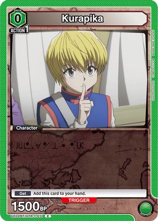 Image of Kurapika (071) (Box Topper Foil) (UE02BT/HTR-1-071) - UE02BT HUNTER X HUNTER Foil