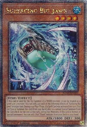 Image of Surfacing Big Jaws (Quarter Century Secret Rare) [ROTA-EN001] Quarter Century Secret Rare