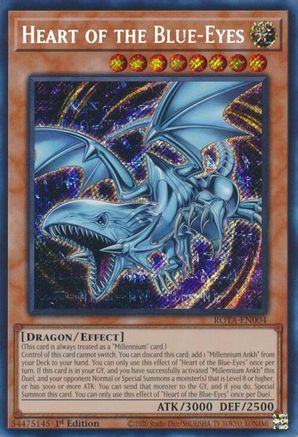 Image of Heart of the Blue-Eyes [ROTA-EN004] Secret Rare