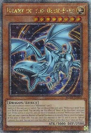 Image of Heart of the Blue-Eyes (Quarter Century Secret Rare) [ROTA-EN004] Quarter Century Secret Rare
