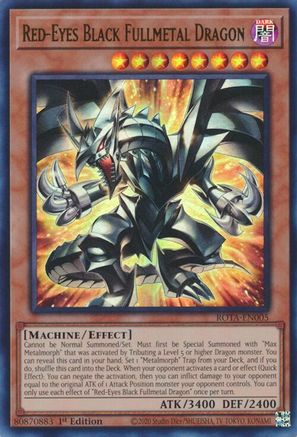 Image of Red-Eyes Black Fullmetal Dragon [ROTA-EN005] Ultra Rare