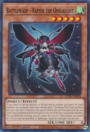 Image of Battlewasp - Rapier the Onslaught [ROTA-EN009] Common
