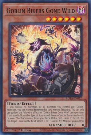 Image of Goblin Bikers Gone Wild [ROTA-EN012] Super Rare