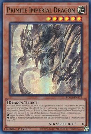 Image of Primite Imperial Dragon [ROTA-EN013] Ultra Rare