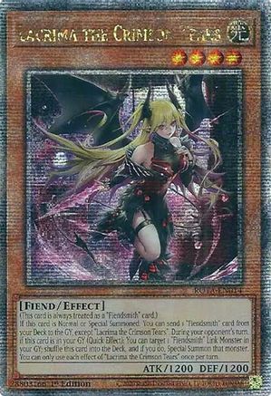 Image of Lacrima the Crimson Tears (Quarter Century Secret Rare) [ROTA-EN014] Quarter Century Secret Rare