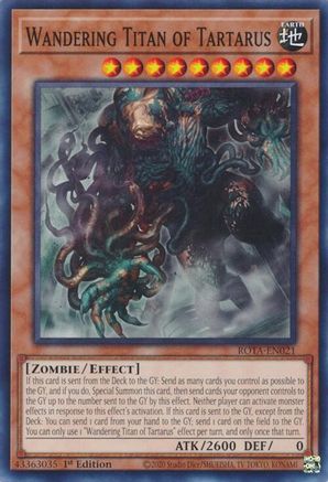 Image of Wandering Titan of Tartarus [ROTA-EN021] Common