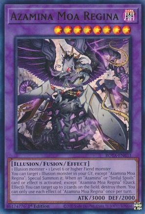 Image of Azamina Moa Regina [ROTA-EN033] Ultra Rare