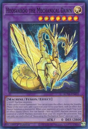 Image of Heosvarog the Mechanical Dawn [ROTA-EN035] Super Rare