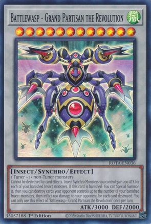 Image of Battlewasp - Grand Partisan the Revolution [ROTA-EN036] Super Rare