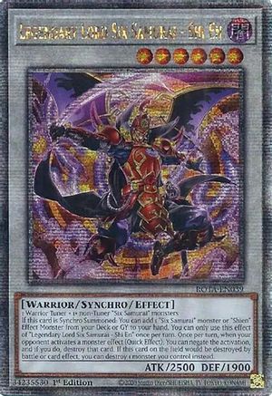 Image of Legendary Lord Six Samurai - Shi En (Quarter Century Secret Rare) [ROTA-EN039] Quarter Century Secret Rare