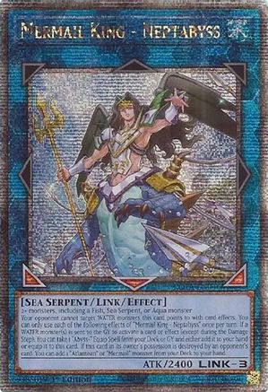 Image of Mermail King - Neptabyss (Quarter Century Secret Rare) [ROTA-EN046] Quarter Century Secret Rare