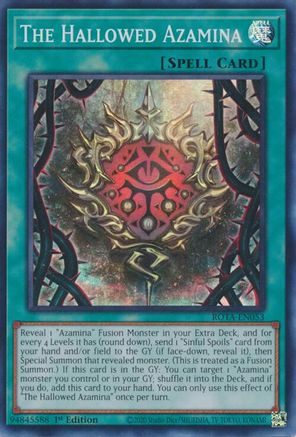 Image of The Hallowed Azamina [ROTA-EN053] Super Rare