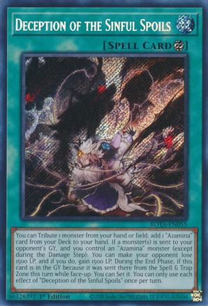 Image of Deception of the Sinful Spoils [ROTA-EN055] Secret Rare