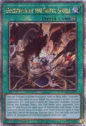 Image of Deception of the Sinful Spoils (Quarter Century Secret Rare) [ROTA-EN055] Quarter Century Secret Rare