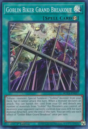 Image of Goblin Biker Grand Breakout [ROTA-EN057] Super Rare