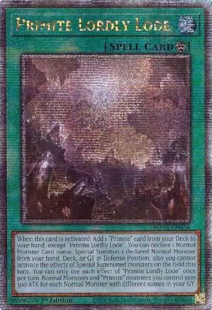 Image of Primite Lordly Lode (Quarter Century Secret Rare) [ROTA-EN058] Quarter Century Secret Rare