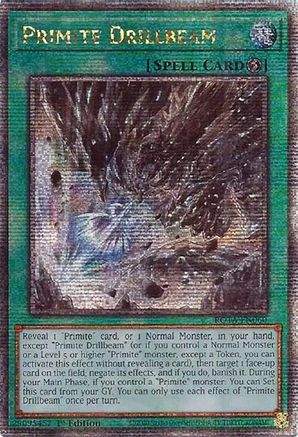 Image of Primite Drillbeam (Quarter Century Secret Rare) [ROTA-EN060] Quarter Century Secret Rare