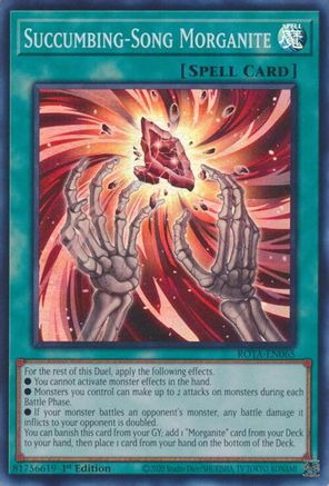 Image of Succumbing-Song Morganite [ROTA-EN065] Super Rare