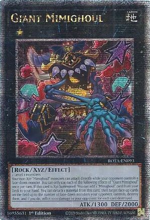 Image of Giant Mimighoul (Quarter Century Secret Rare) [ROTA-EN093] Quarter Century Secret Rare