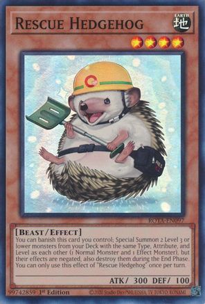 Image of Rescue Hedgehog [ROTA-EN097] Super Rare