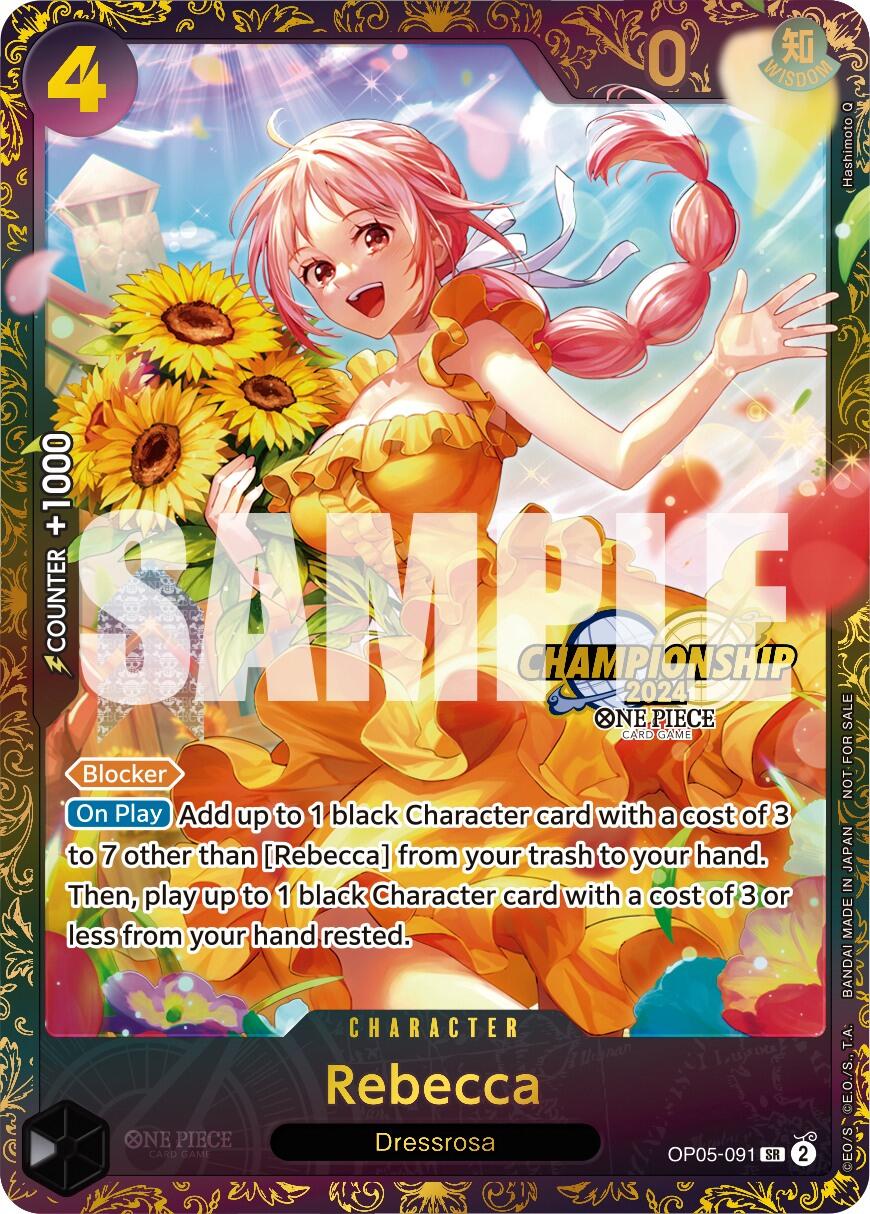 Image of Rebecca (October Championship 2024 Online Regional) [One Piece Promotion Cards]