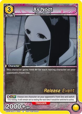 Image of As Nodt (003) (UEPR/BLC-1-003) - UE01BT BLEACH ThousandYear Blood War Release Event Cards